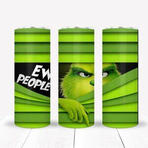 EW People Grumpy Christmas Tumbler, Sarcastic Mug, Christmas Gift